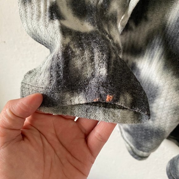 Torrid Womens Sweater Tie Dye Waffle Knit Plus Size 2 Scoop Neck Long Sleeve - Picture 14 of 14